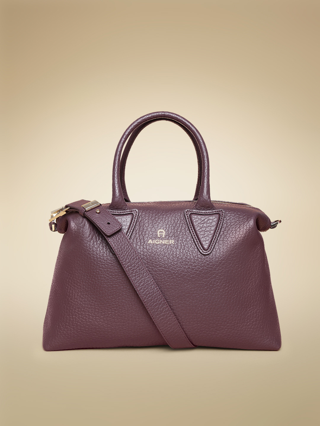 Buy AIGNER Women Burgundy Solid Handheld Bag Handbags for Women 1553343 Myntra