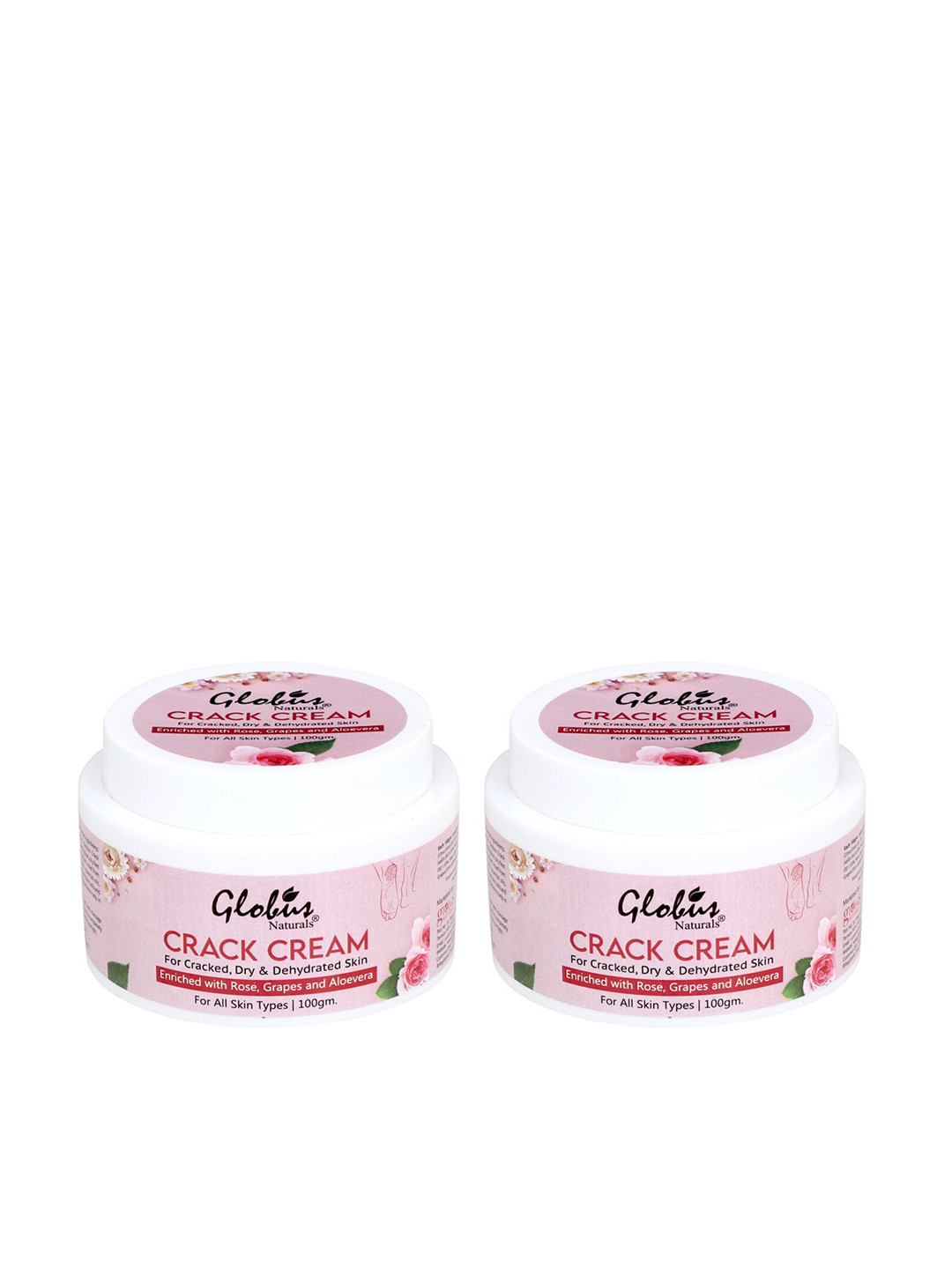 Buy Globus Naturals Set Of 2 Dry Cracked Heels & Feet Cream 100g Foot