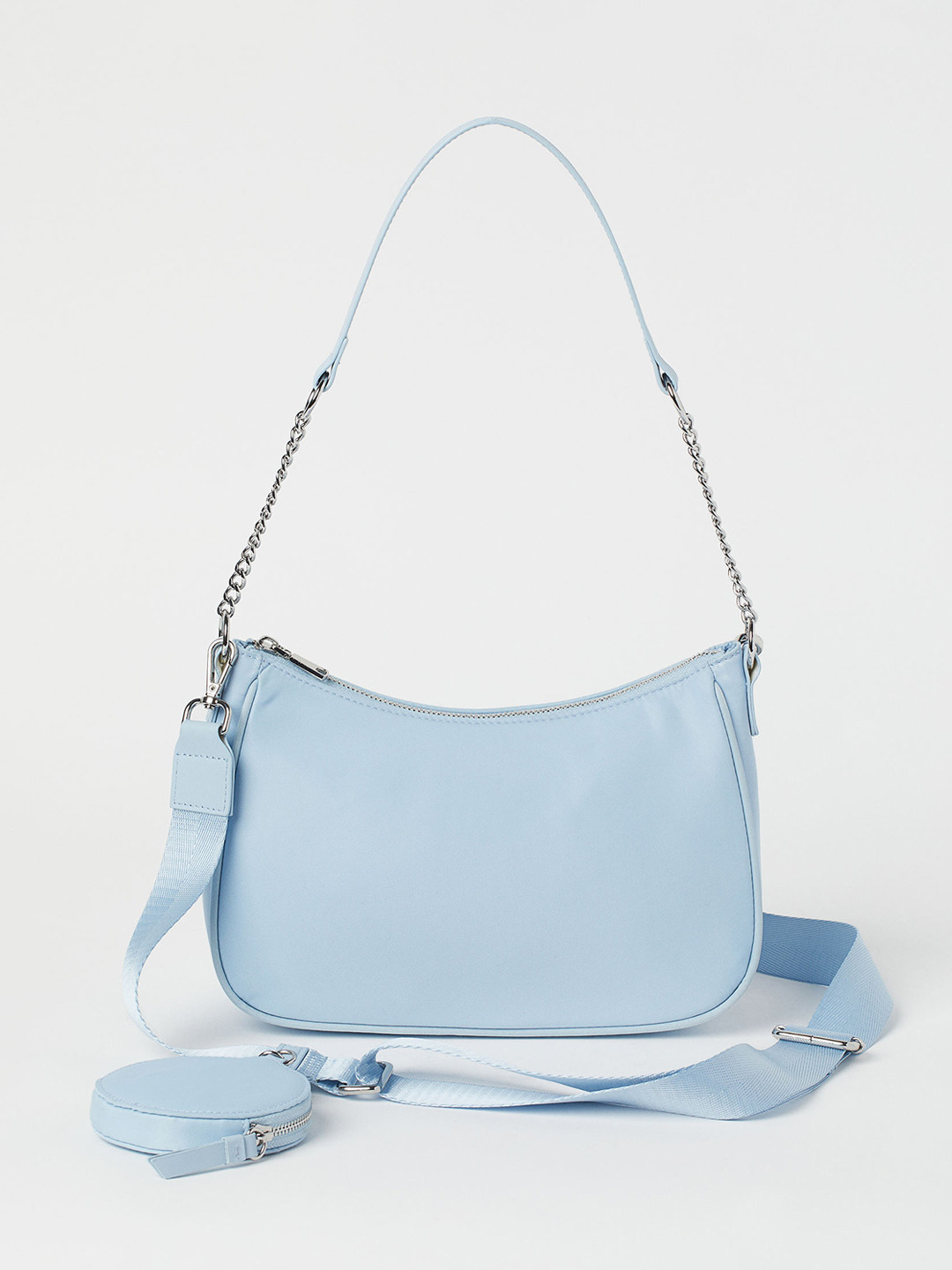 Buy H&M Women Blue Pouched Shoulder Bag Handbags for Women 15546190