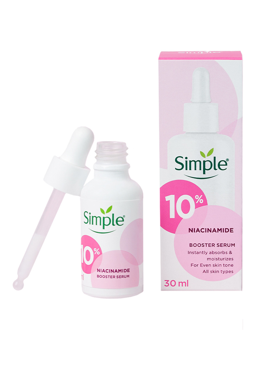 Buy Simple Booster Serum 10 Niacinamide For Even Skin Tone 30 Ml