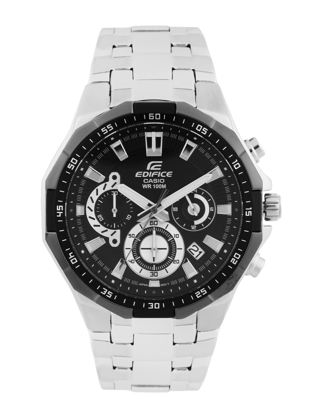 casio edifice black chronograph