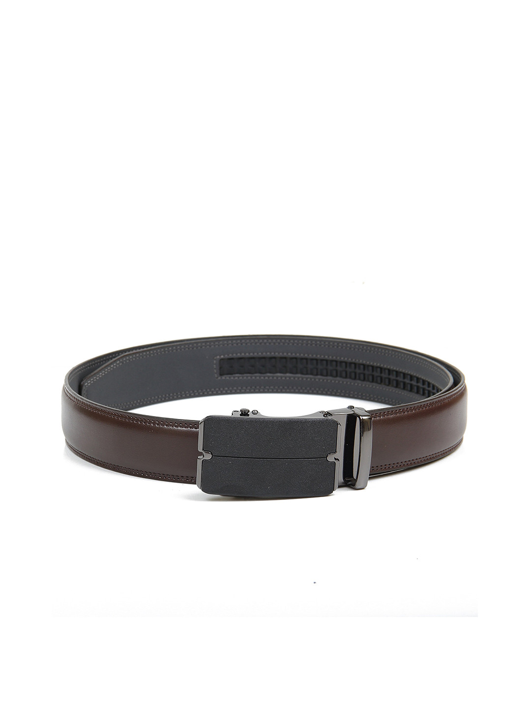 Buy Calvadoss Men Brown Textured No Holes Belt Belts for Men 15569318