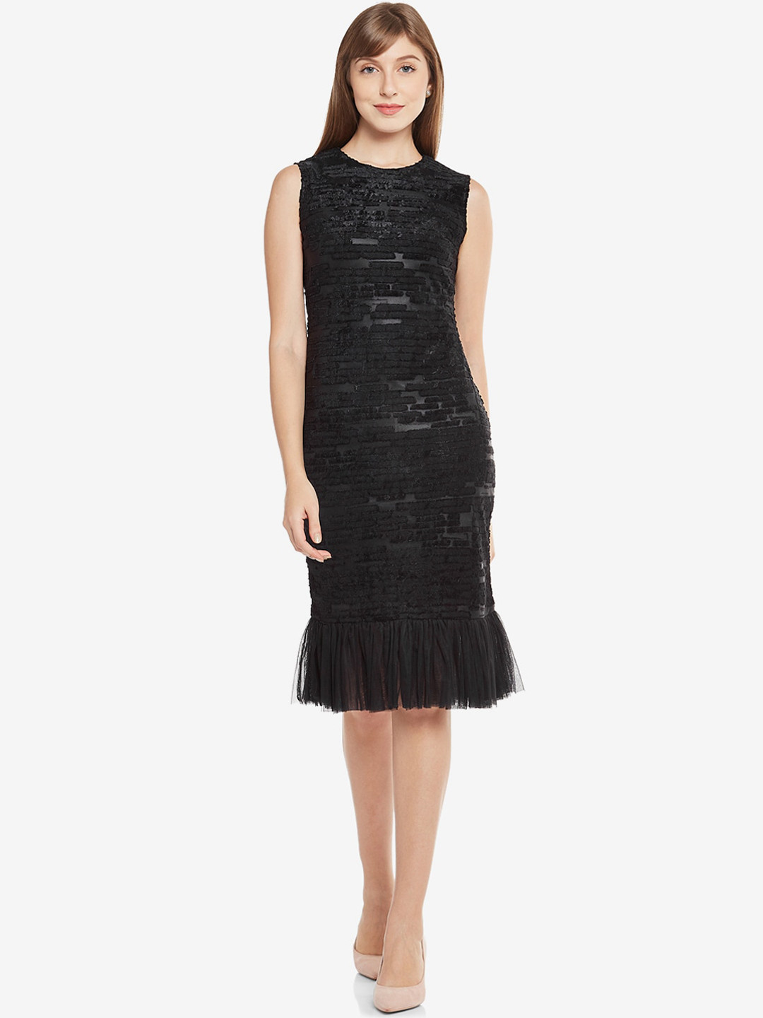 long sleeve black mini dress Lumi Colour:Black Night Out Sleeveless Mini Vintage Girls