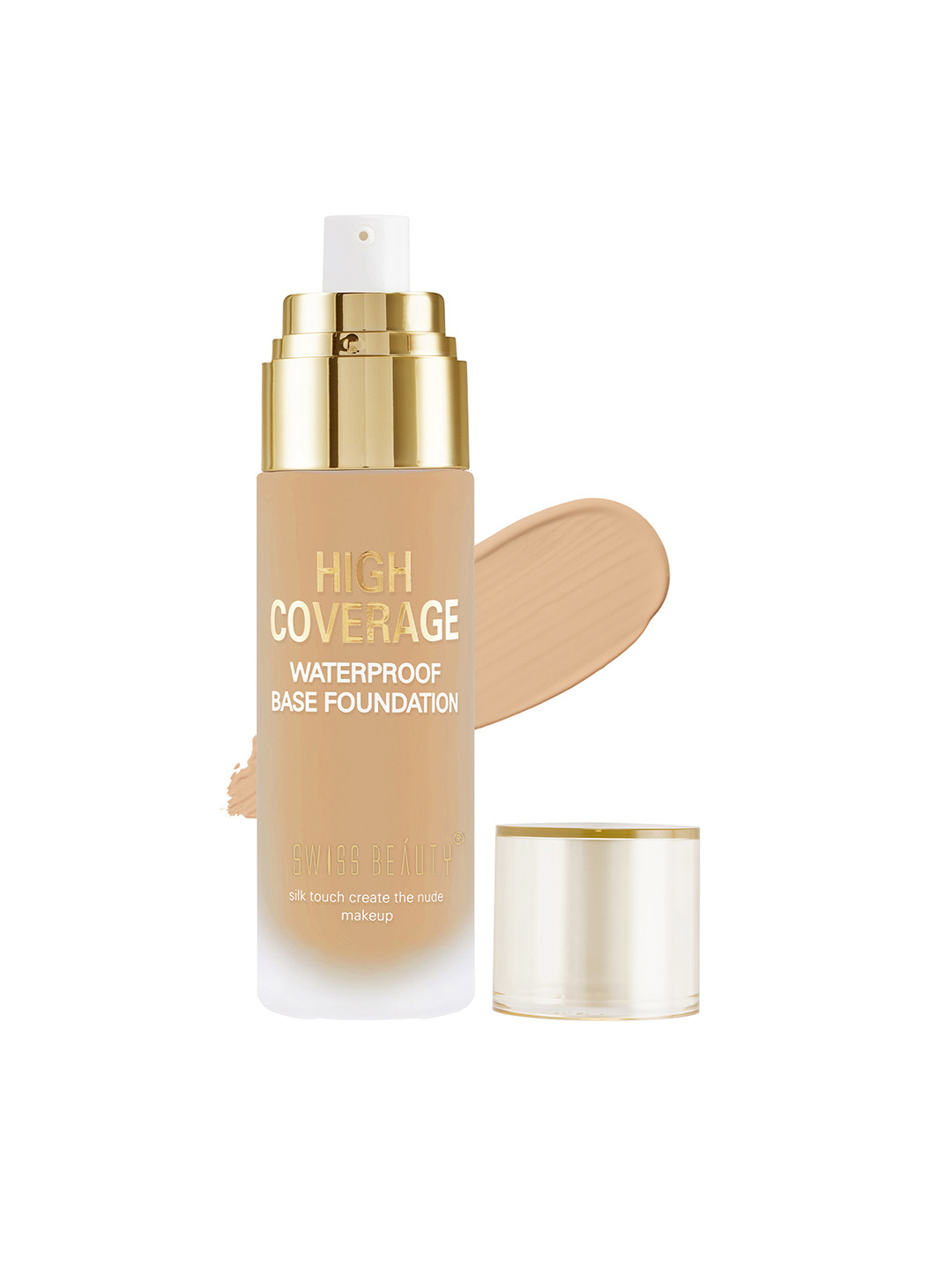 Buy SWISS BEAUTY High Coverage Waterproof Base Foundation Natural Nude 04 Foundation for Women