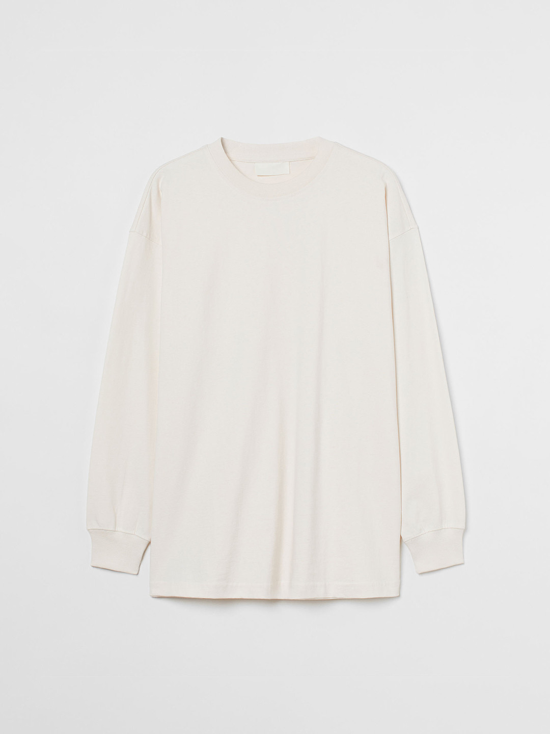 Buy H&M Men White Long Sleeved Cotton T Shirt Tshirts for Men