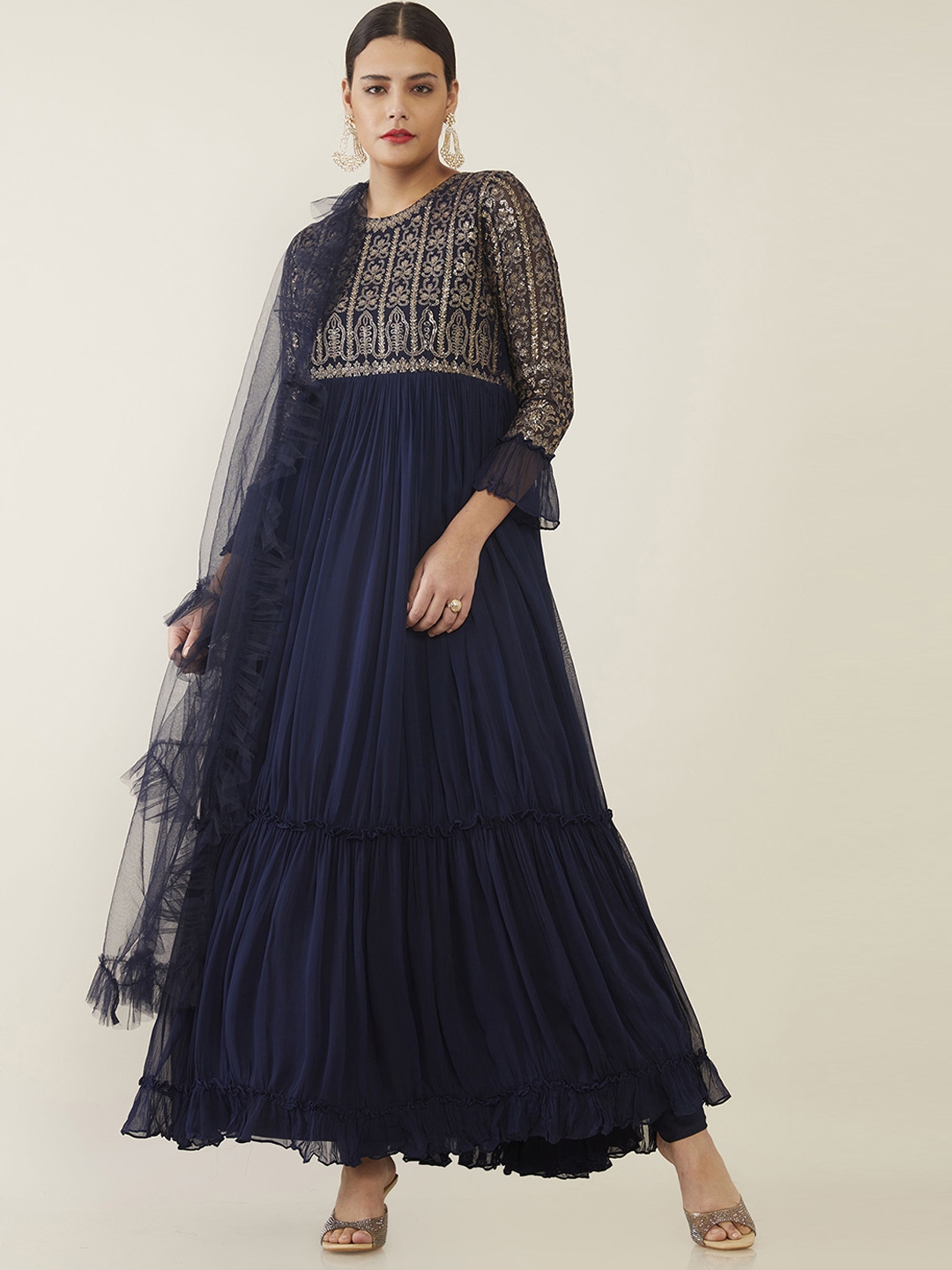 soch party wear gowns