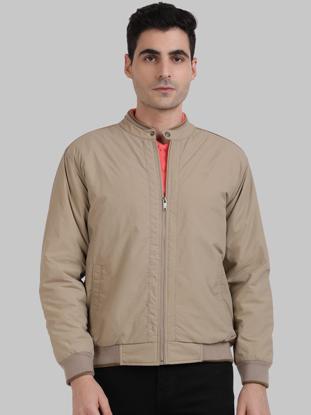 Buy ColorPlus Men Beige Bomber Jacket Jackets for Men 15592786 Myntra