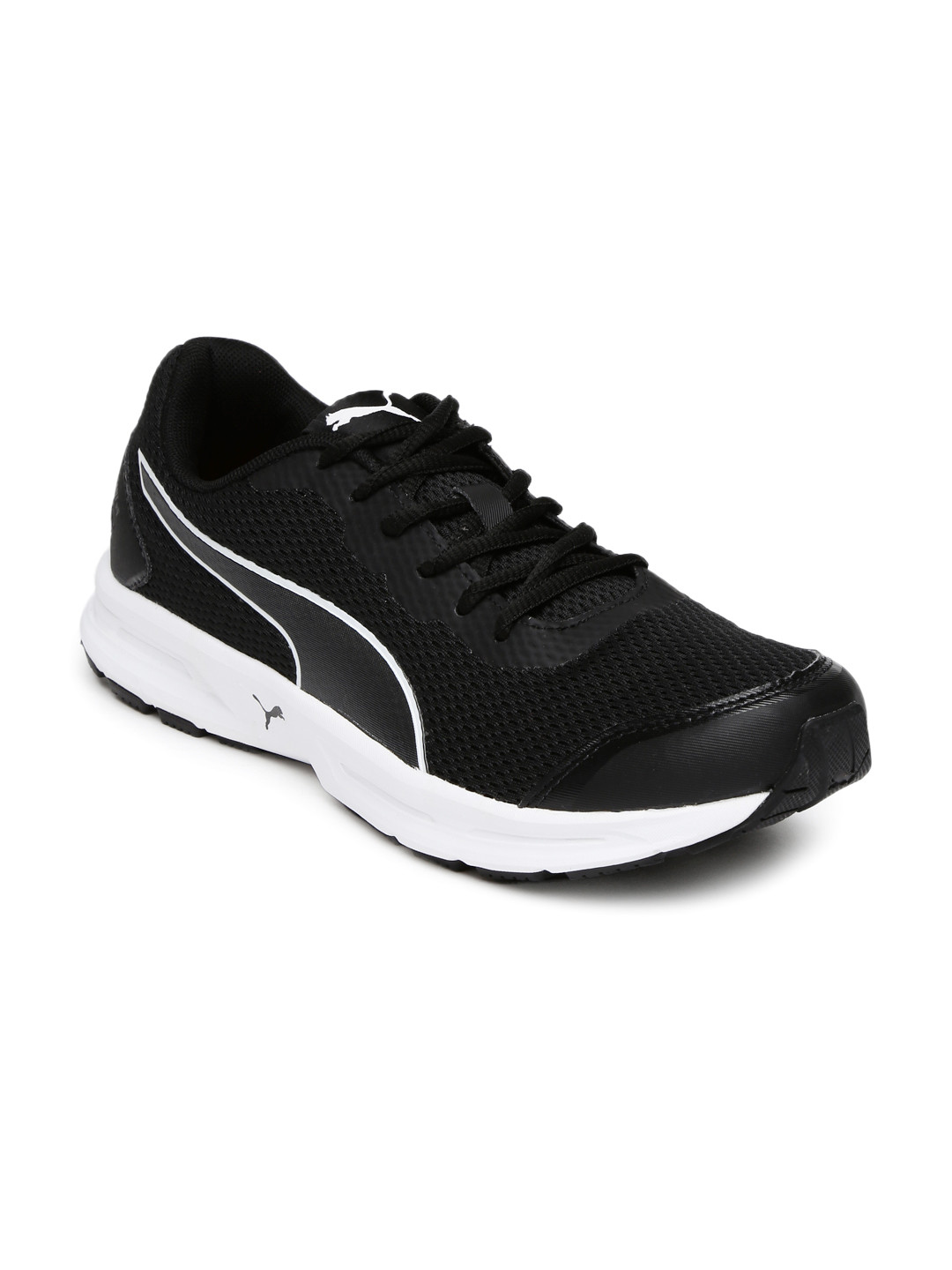 Buy Puma Men Black Heritage V4 Running Shoes - Sports ...