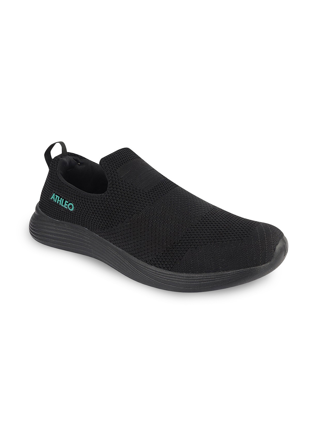 Buy Action Men Black Athleo ATL 16 Mesh Slip On Running Shoes - Sports ...