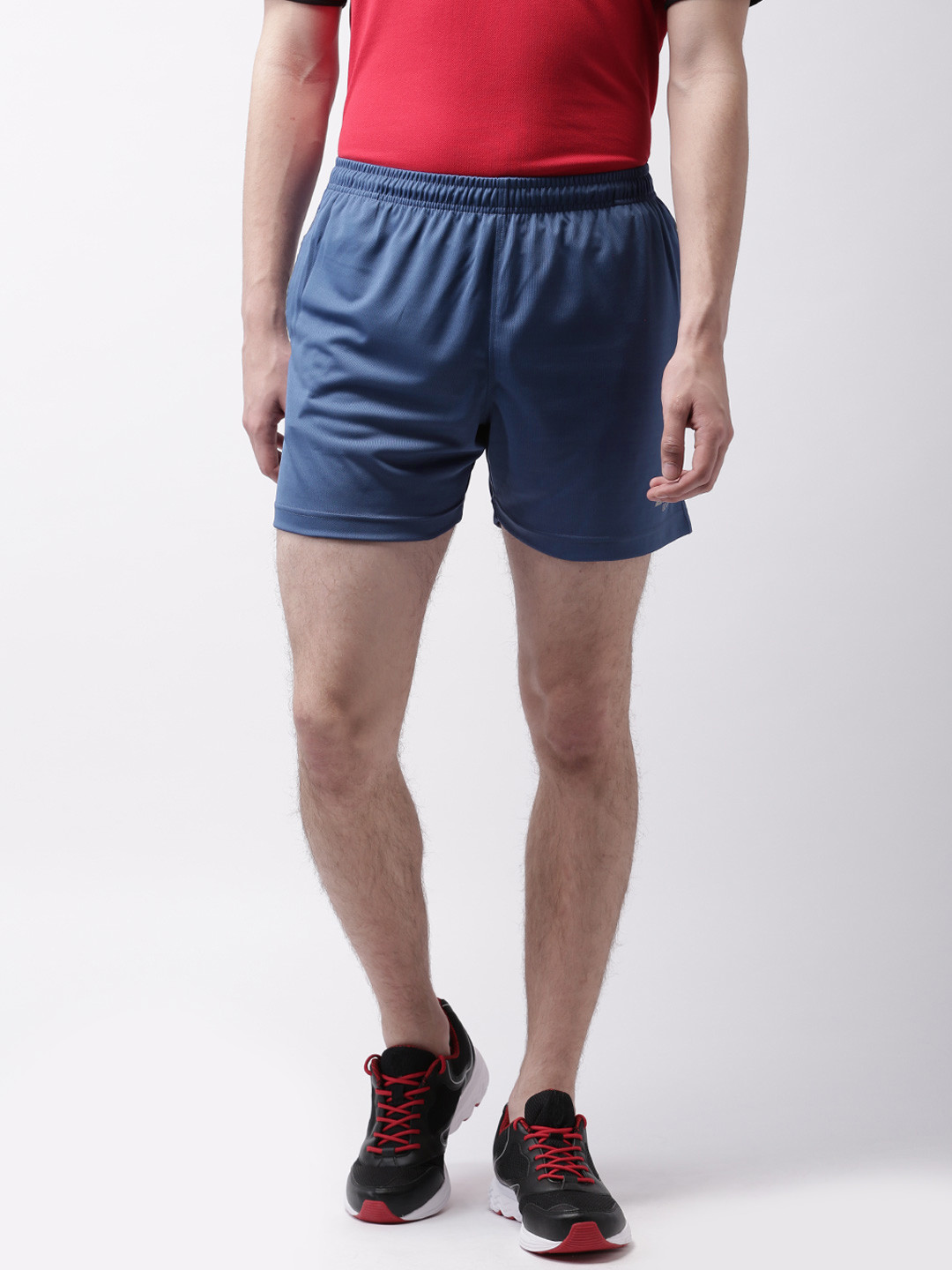 Buy 2GO Men Blue Solid Sports Shorts Shorts for Men 1563307 Myntra