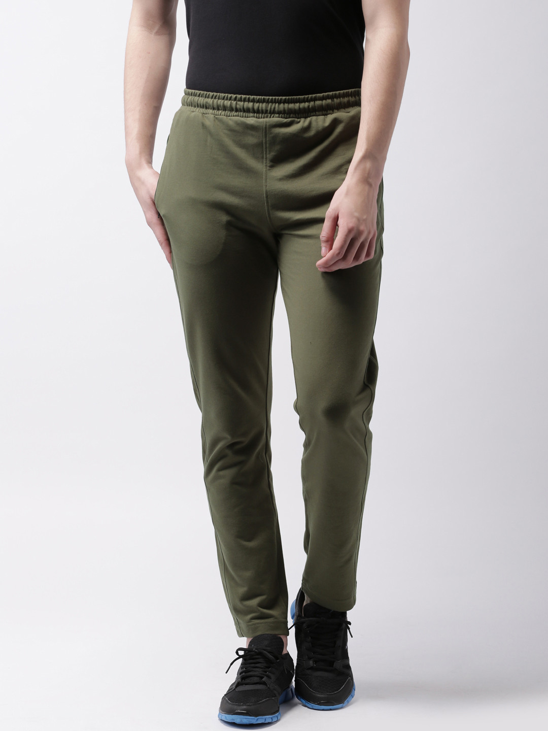 Buy 2GO Olive Green Track Pants Track Pants for Men 1563336 Myntra