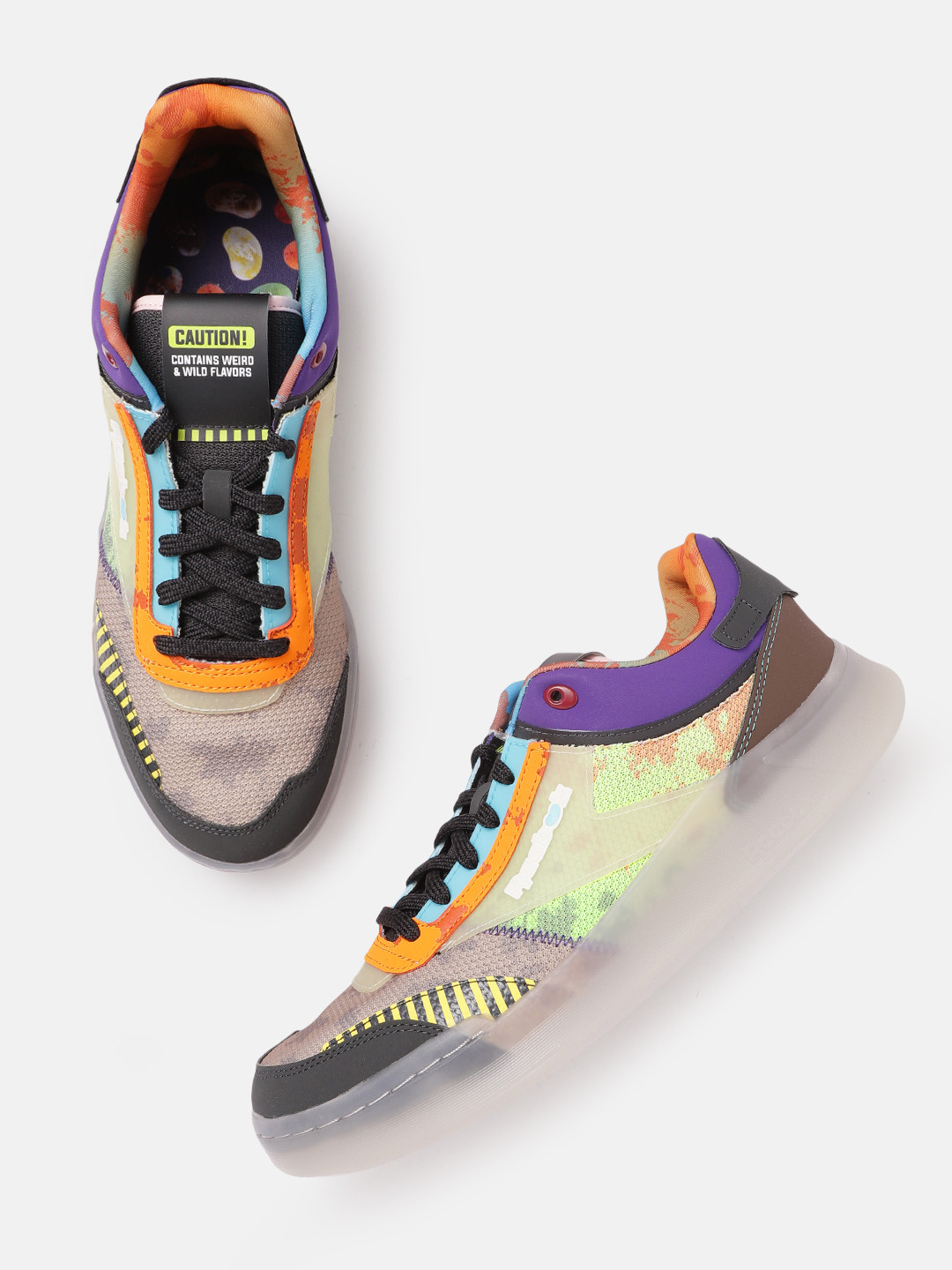 Buy Reebok Classic Unisex Black & Orange Jelly Belly Club Legacy