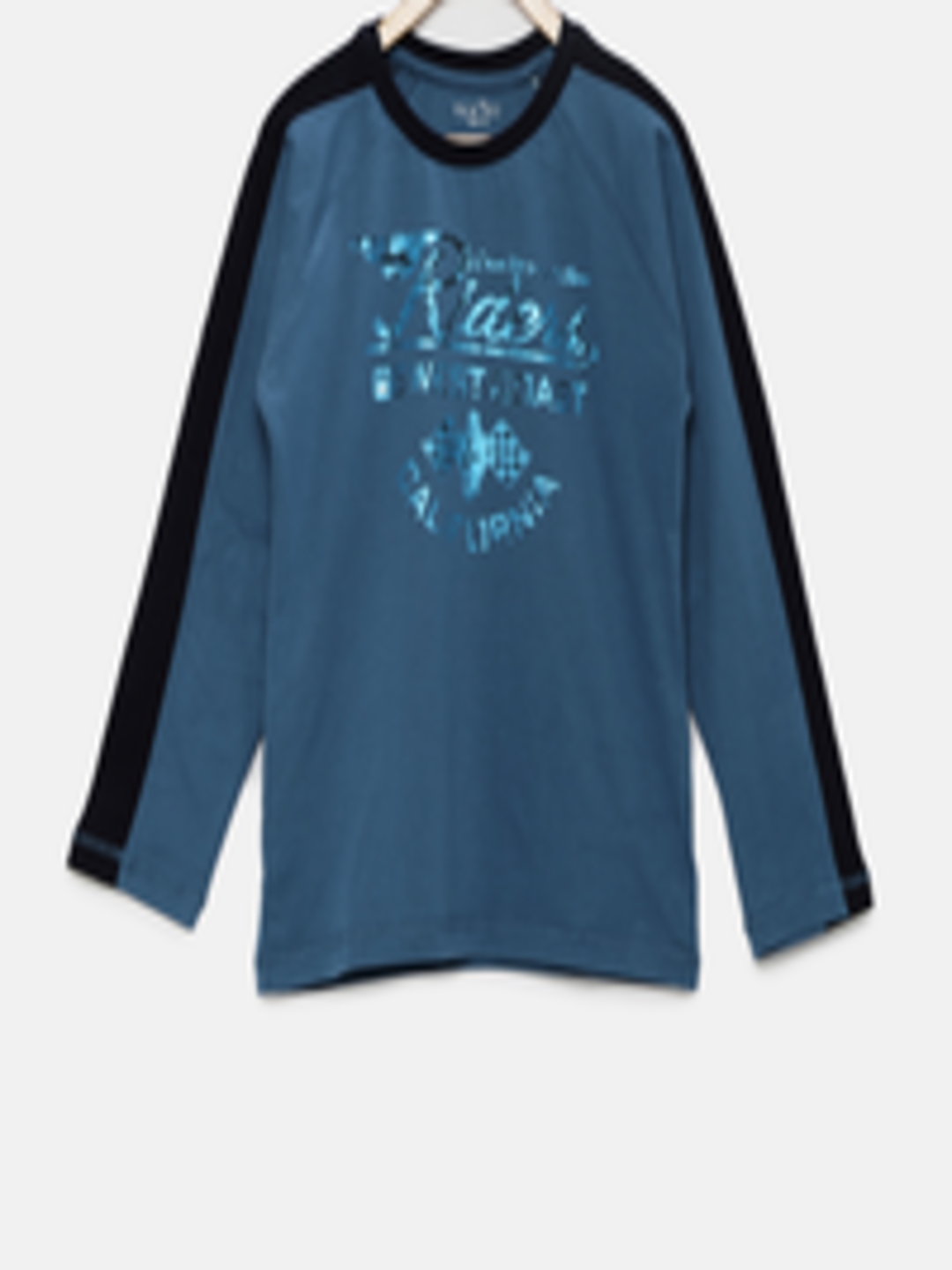 Buy Palm Tree Boys Blue Printed T Shirt - Tshirts for Boys 1564308 | Myntra