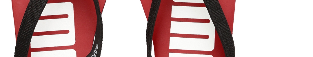 Buy PUMA Men Black & Red Printed IDP Flip Flops - Flip Flops for Men ...
