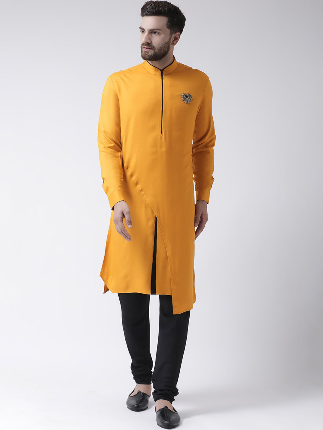 Buy I Know Men Mustard Yellow Kurta Kurtas for Men 15650560 Myntra