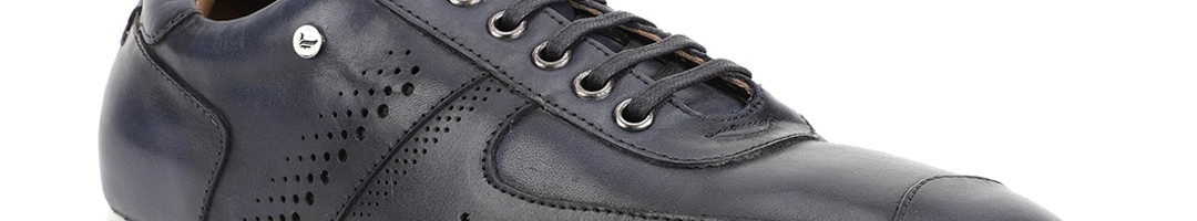 Buy Blackberrys Men Navy Blue Leather Sneakers - Casual Shoes for Men ...