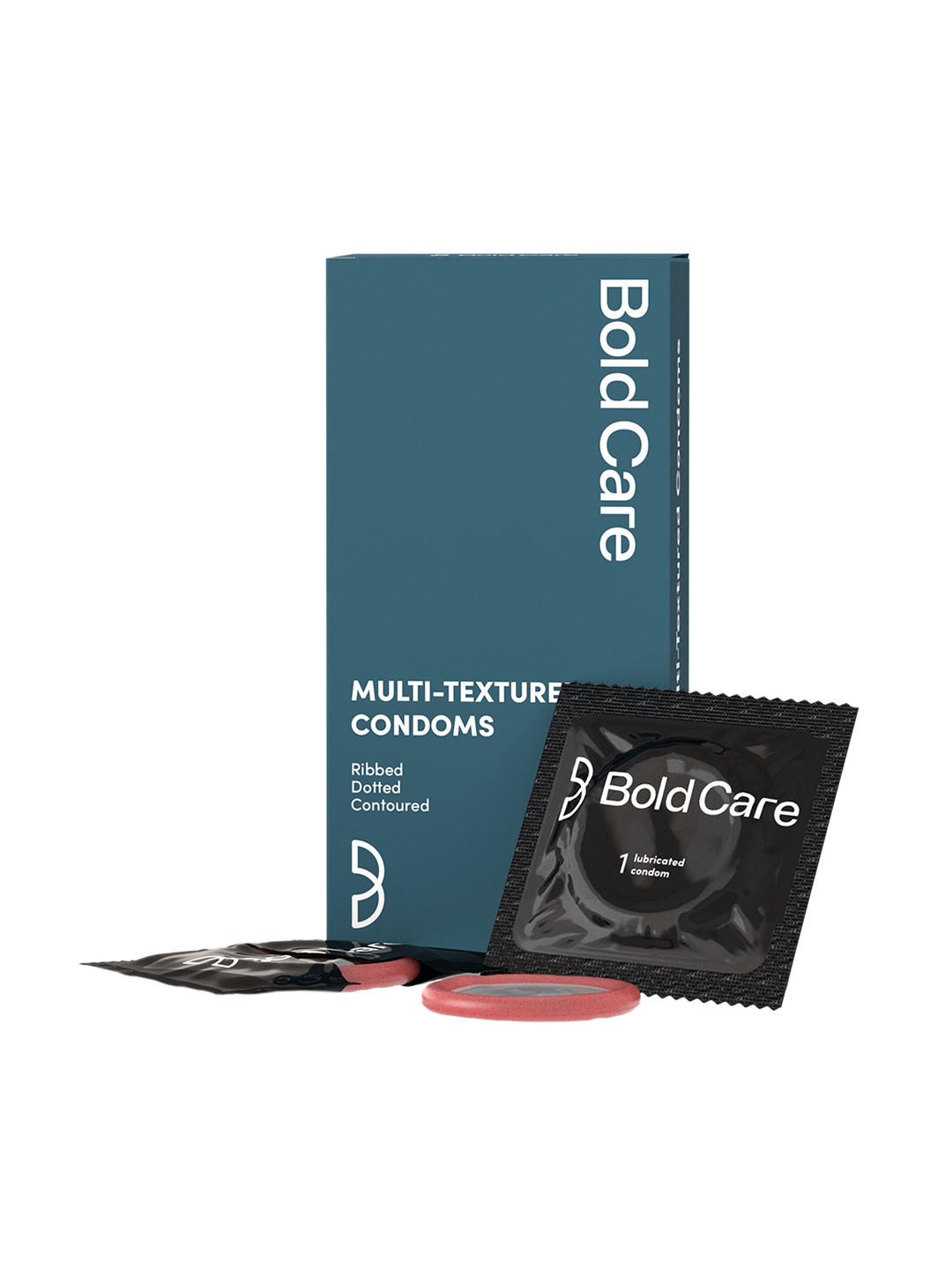 Buy Bold Care Pack Of 10 Men Multi Textured Condoms Ribbed, Dotted ...