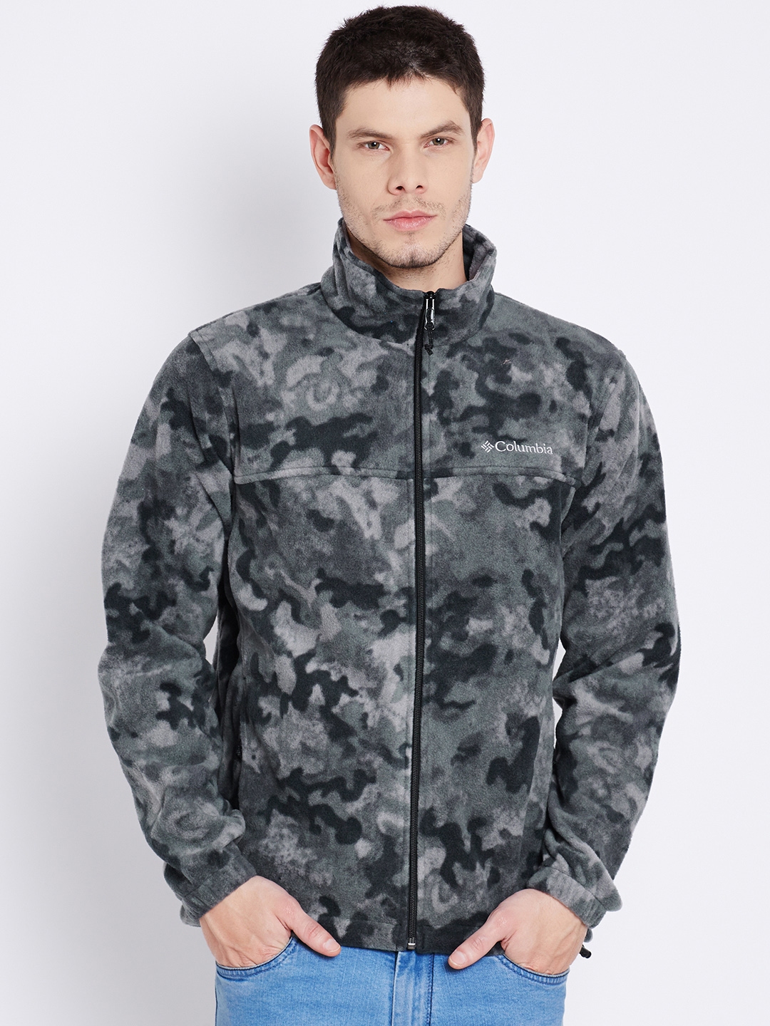 columbia grey and black jacket
