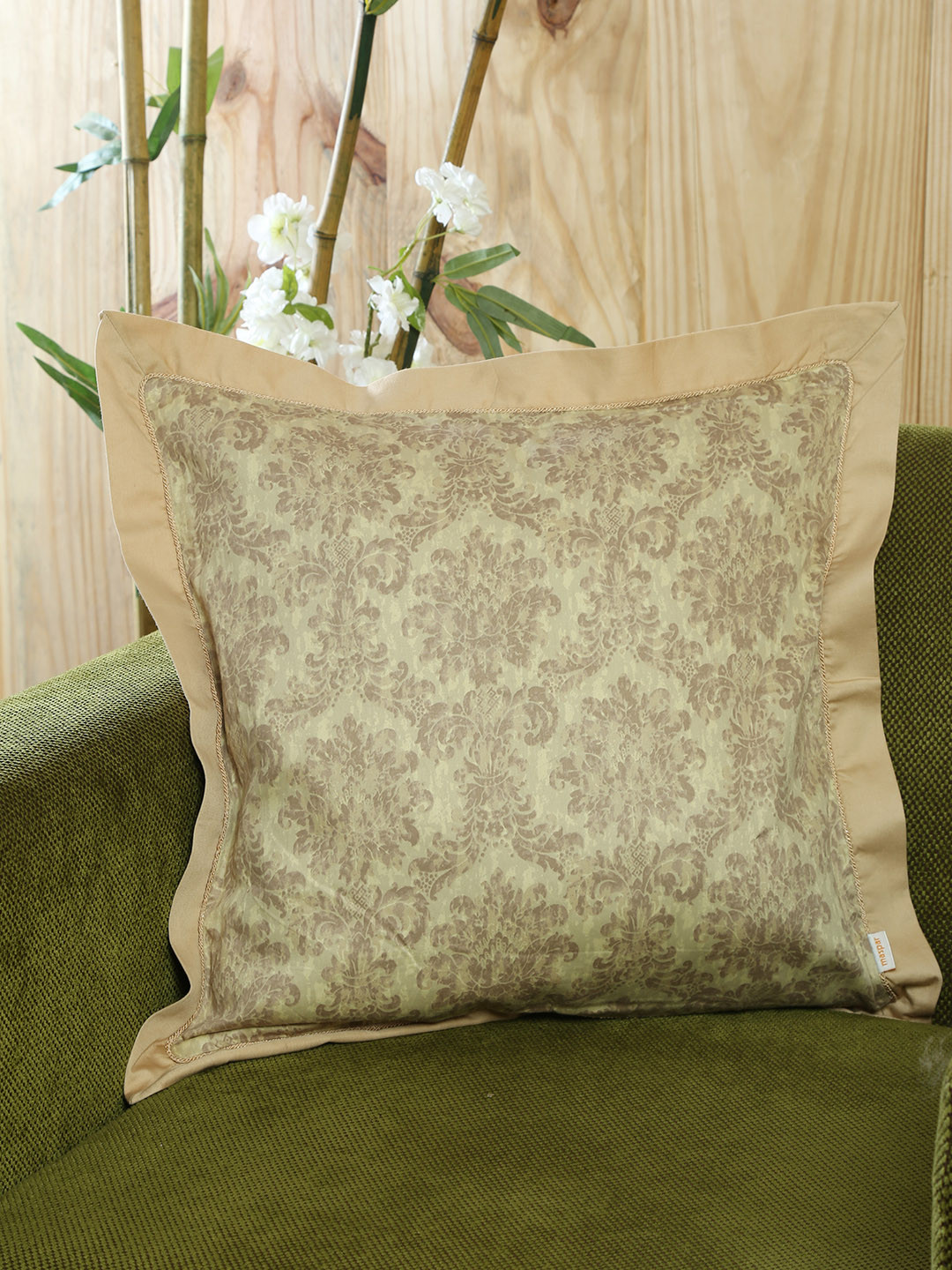 Buy MASPAR Green Single Printed 18" X 18" Square Cushion Cover
