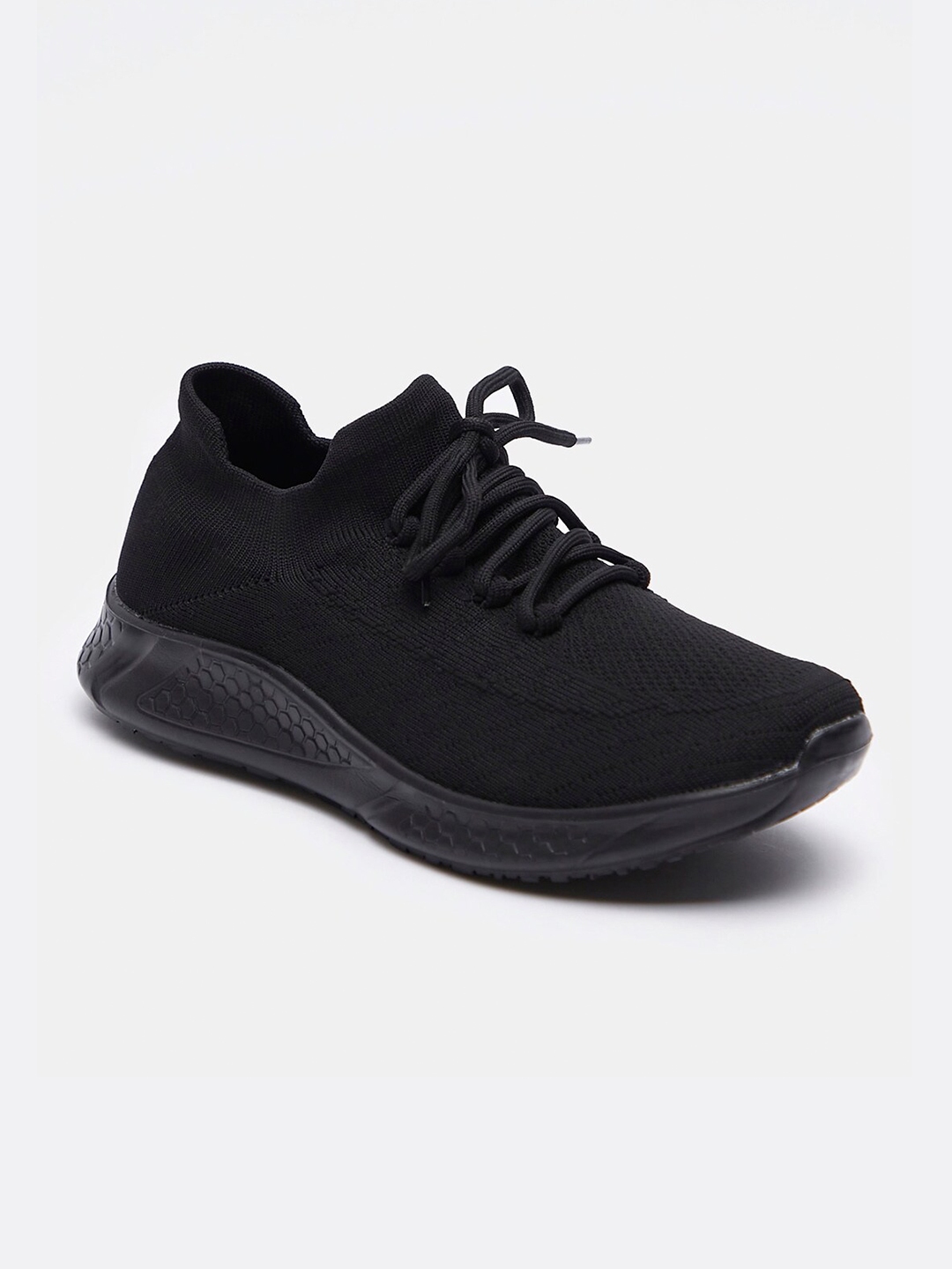 Buy Shoexpress Men Black Textile Training Or Gym Non Marking Shoes Sports Shoes For Men 6302