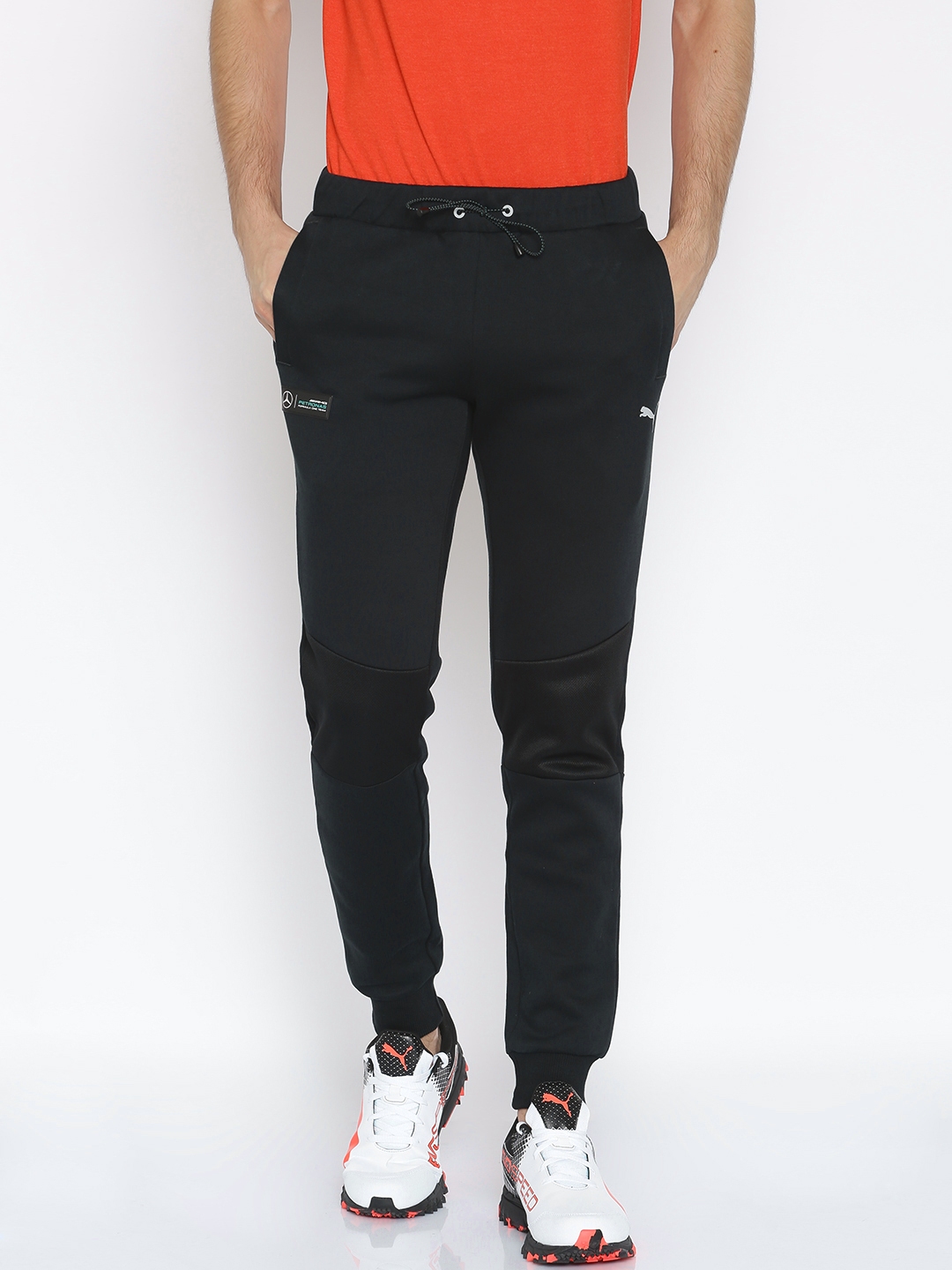 puma black trousers