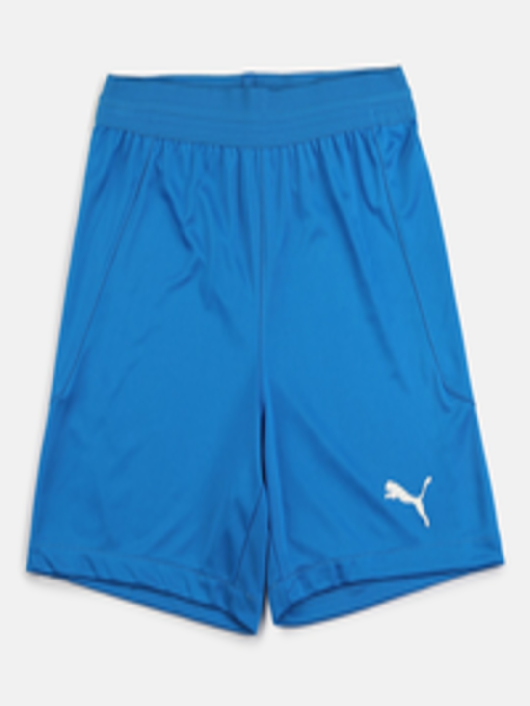 Buy Puma Unisex Kids Blue TeamFINAL 21 Knit Shorts - Shorts for Unisex ...
