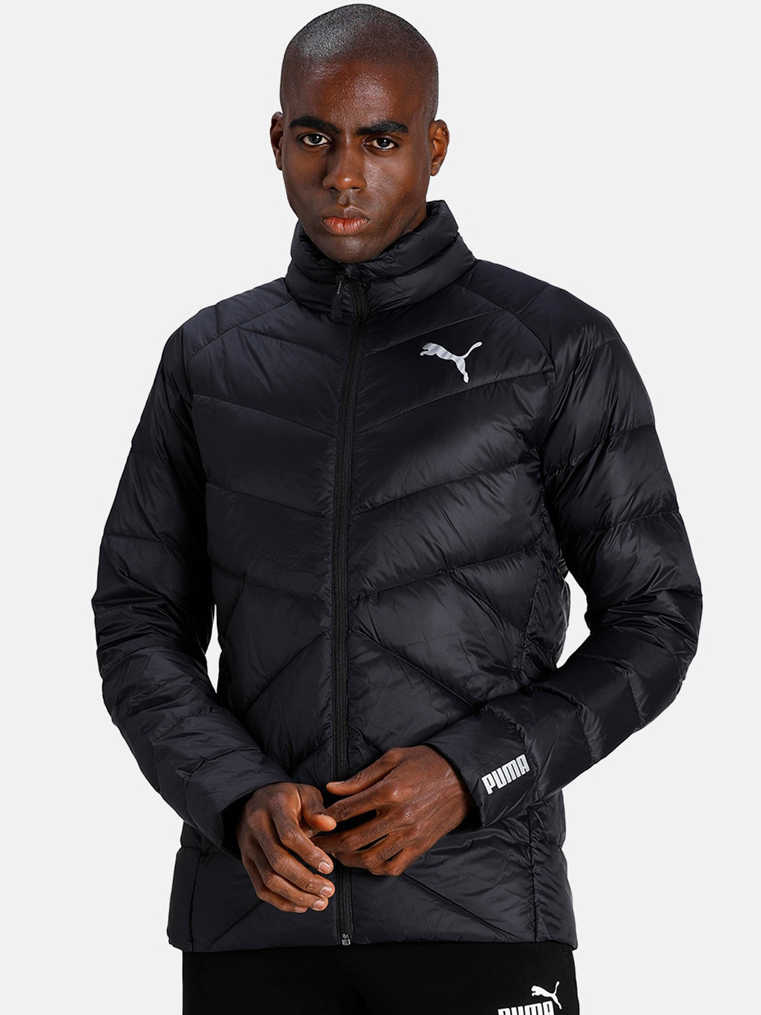 Buy Puma Men Black PWRWarm PackLITE Slim Fit Down Jacket Jackets for Men 15688366 Myntra