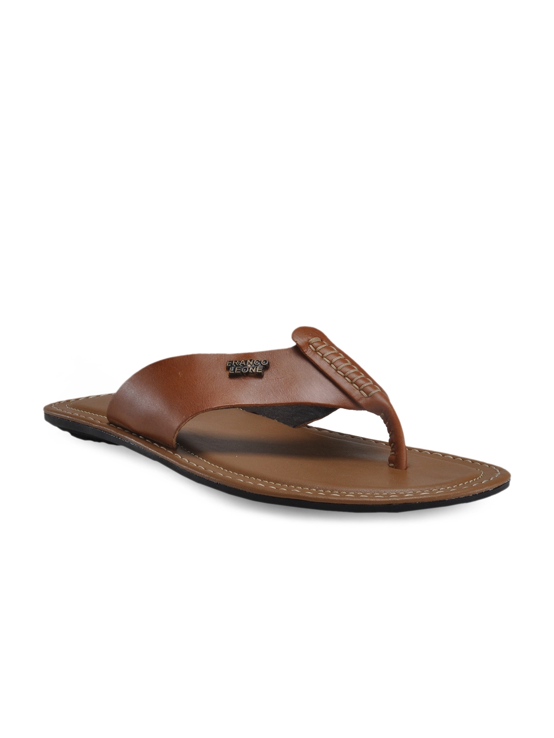 franco leone tan sandals