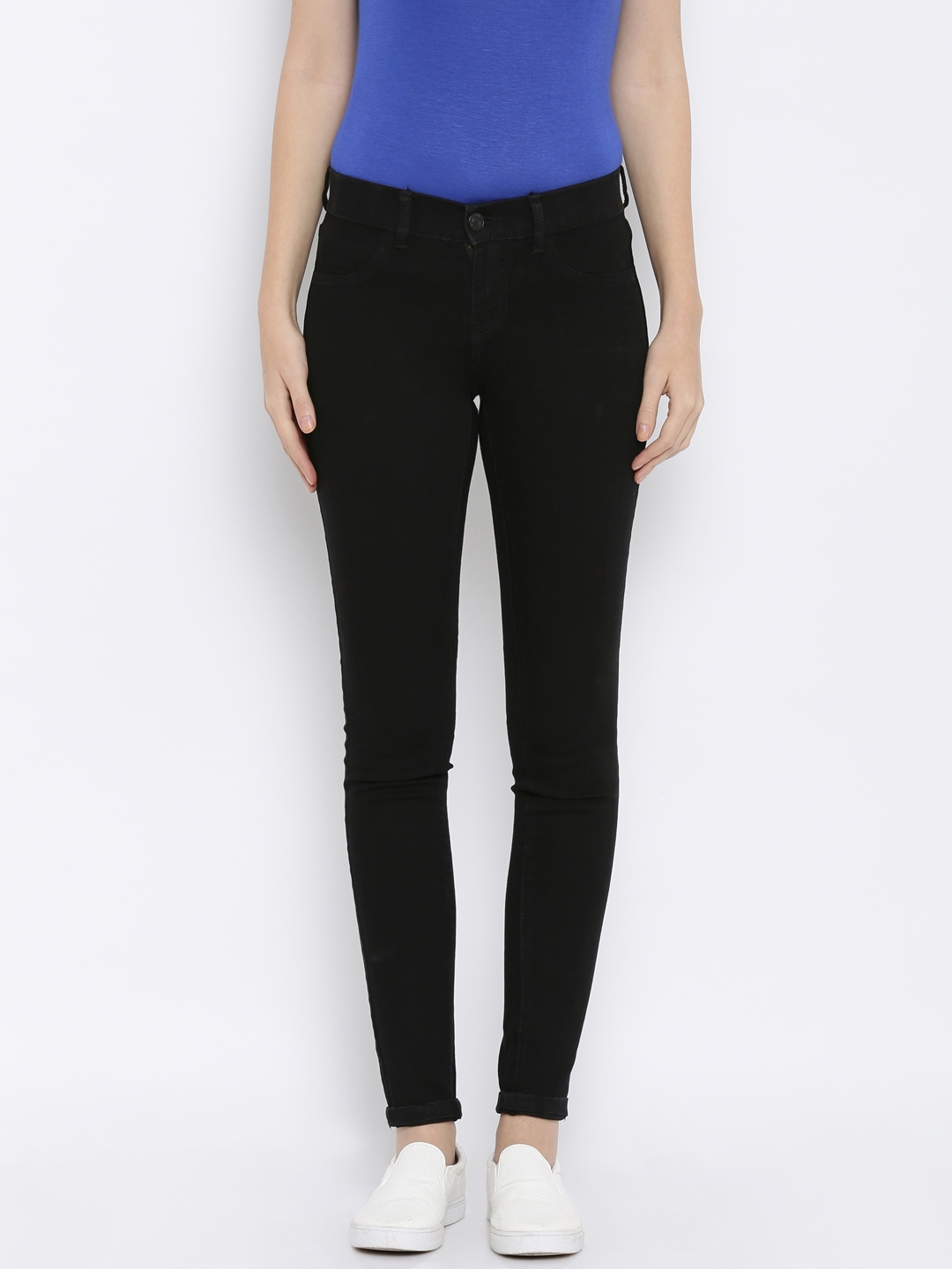 vero moda black jeggings
