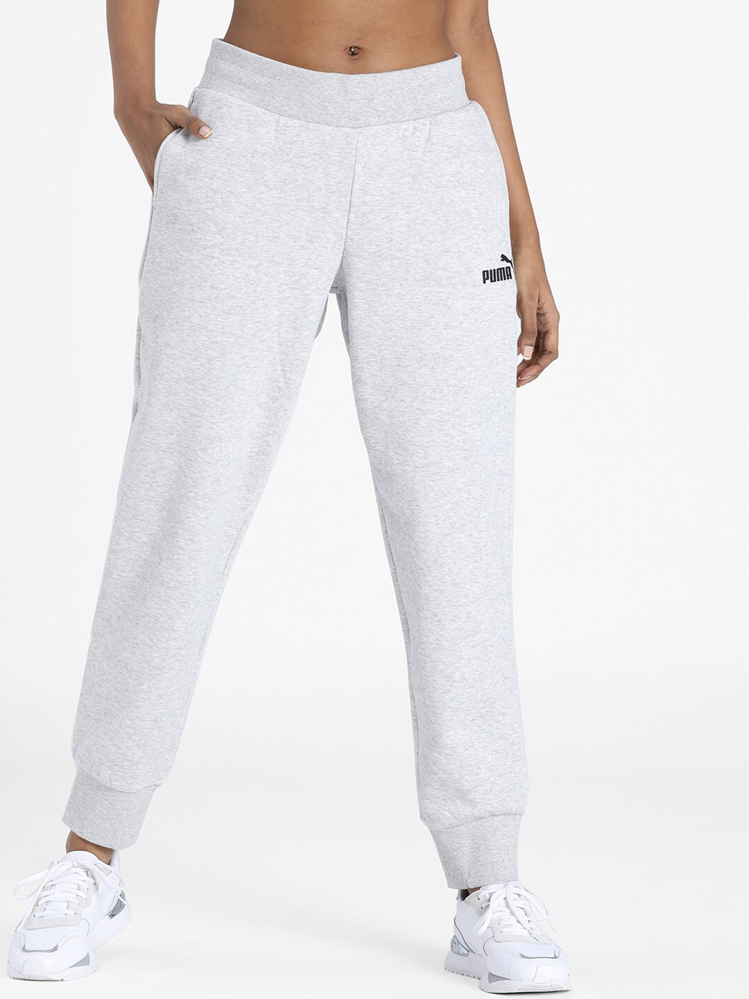 Buy Puma Women Grey Solid Track Pants Track Pants for Women 15690922