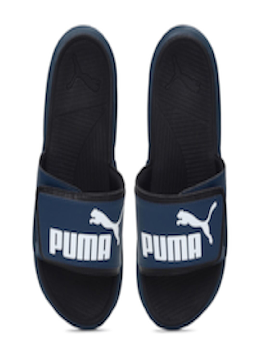 Buy Puma Unisex Blue Printed Royalcat Comfort Sliders - Flip Flops for ...