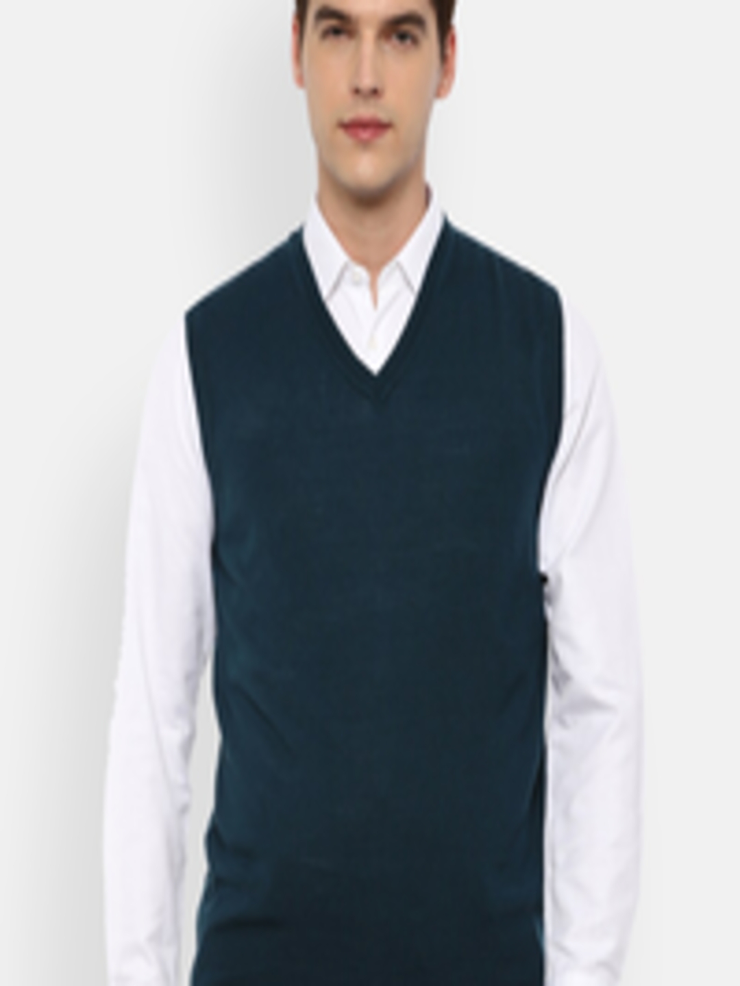 Buy Van Heusen Men Navy Blue Sweater Vest - Sweaters for Men 15695022 ...