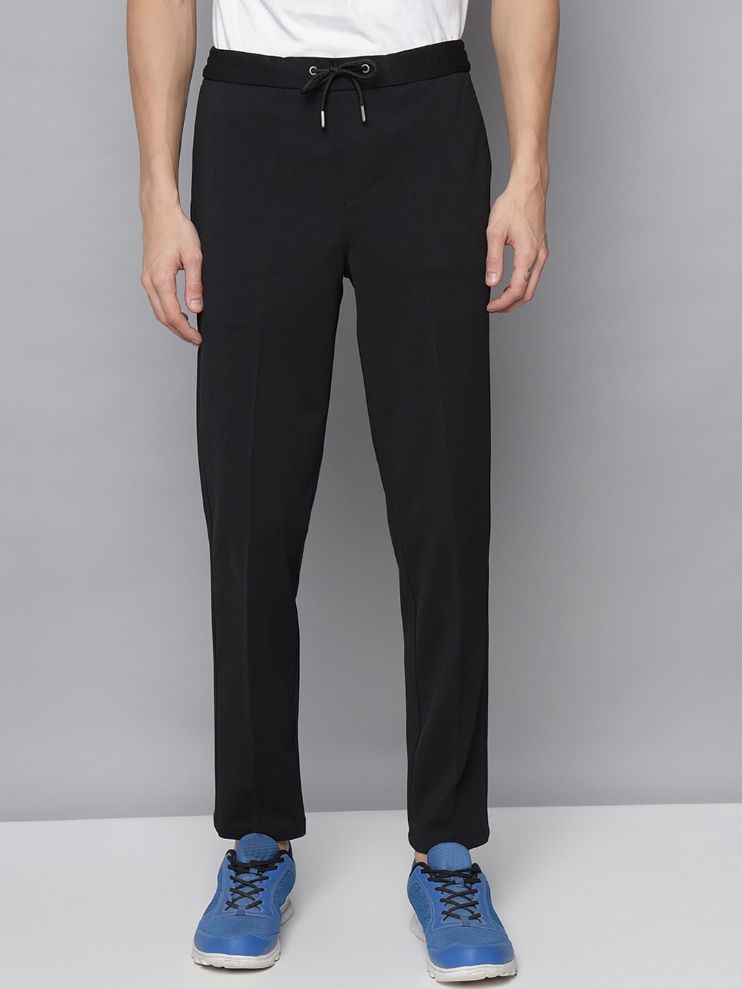 Buy LINDBERGH Men Black Relaxed Trousers - Trousers for Men 15706342 ...
