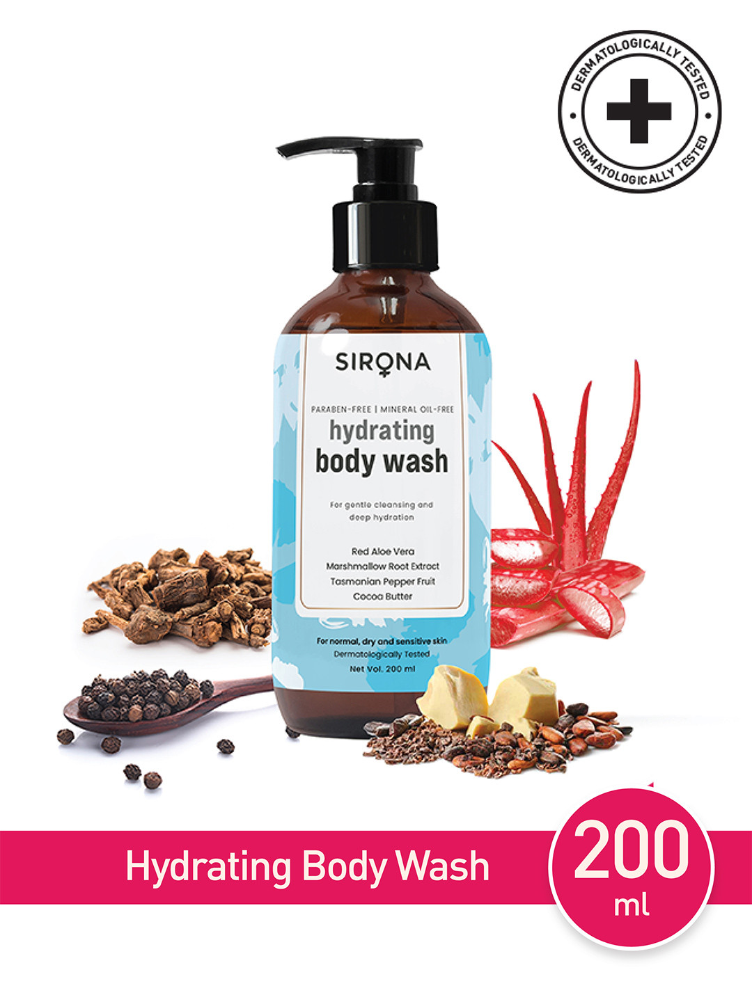 Buy Sirona Hydrating Body Wash 200ml Body Wash And Shower Gel for