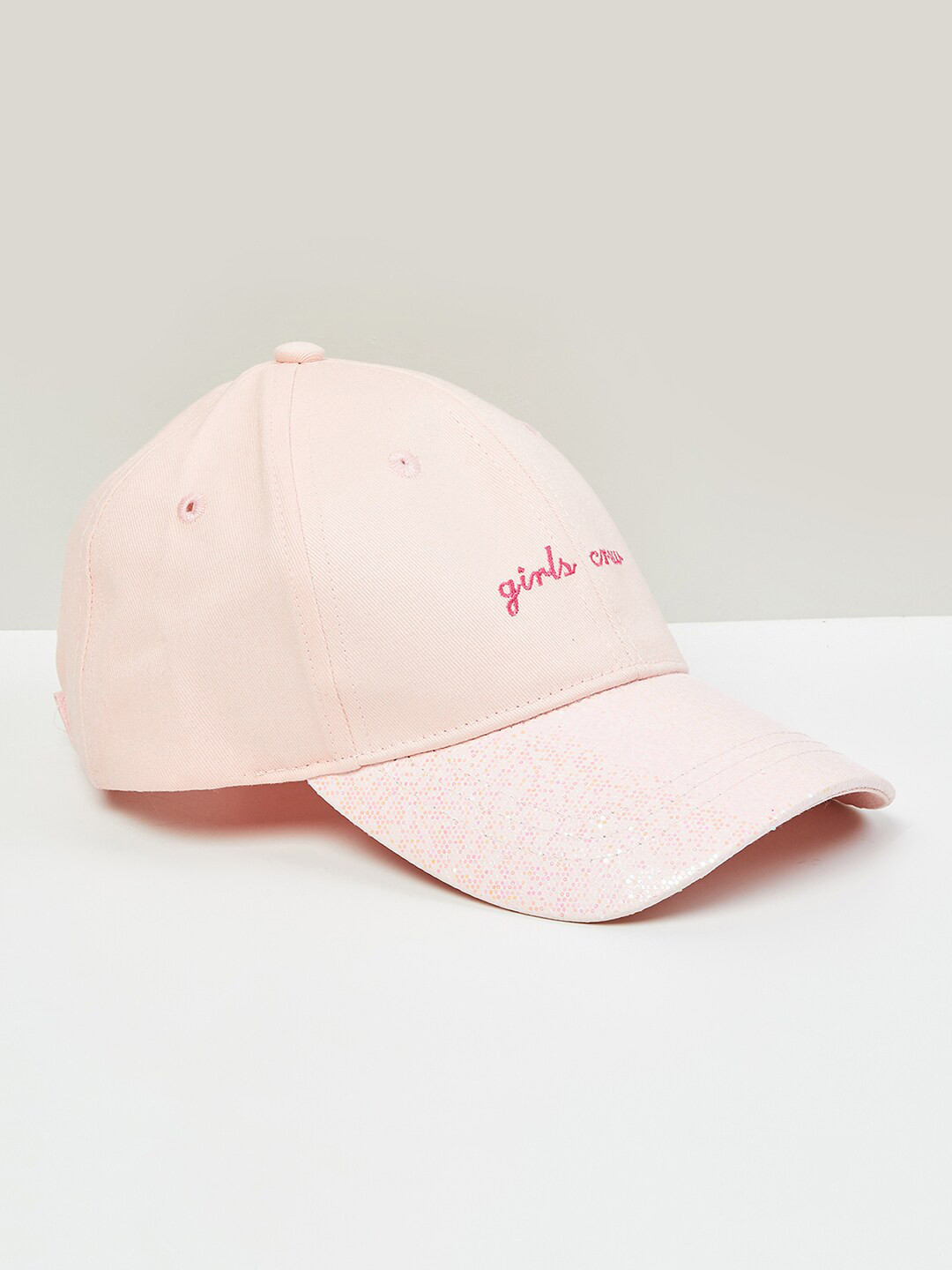 Buy Max Girls Pink Printed Cotton Baseball Cap Caps for Girls