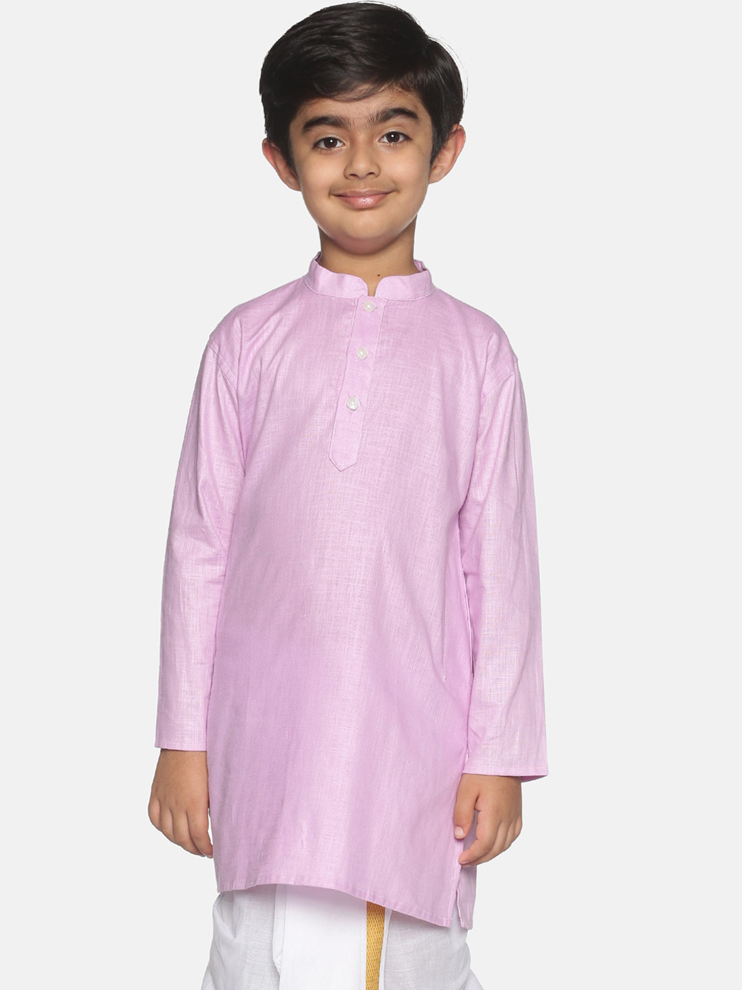 Buy Sethukrishna Boys Pink Thread Work Kurta Kurtas for Boys 15718768