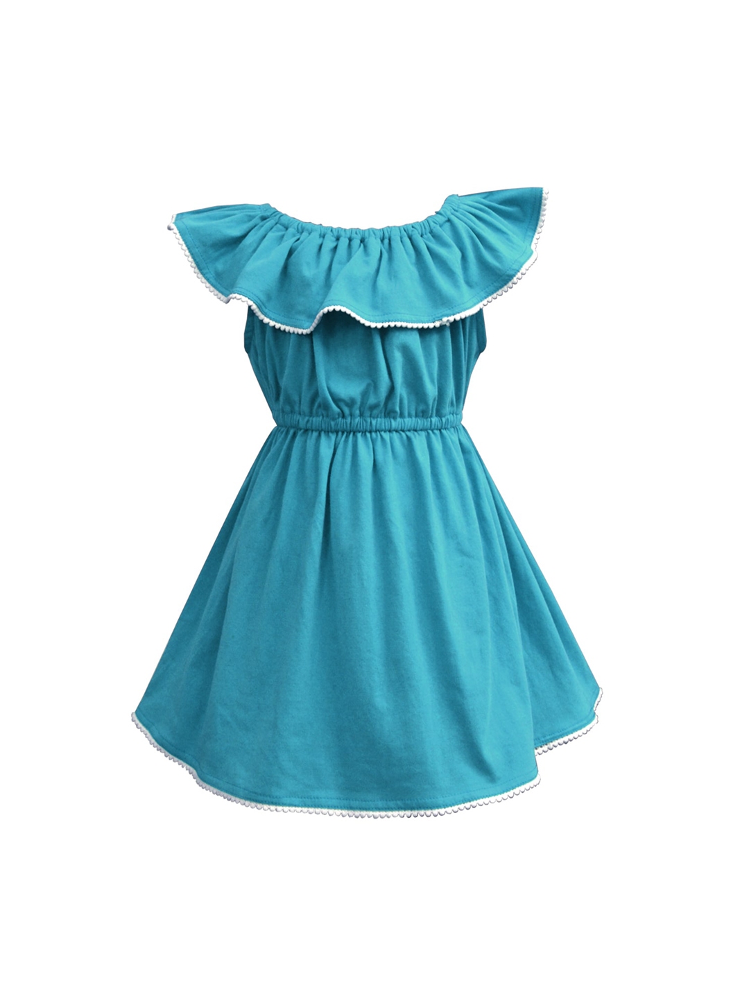 turquoise blue frock