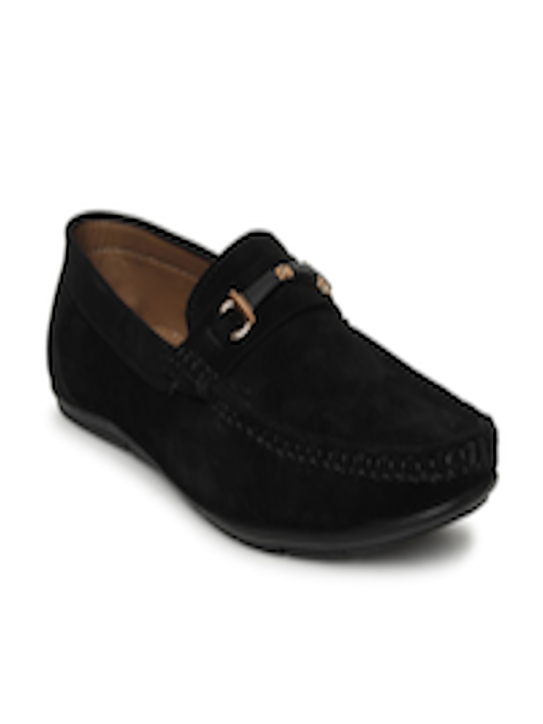 Buy LOUIS STITCH Men Black Suede Loafers - Casual Shoes for Men ...