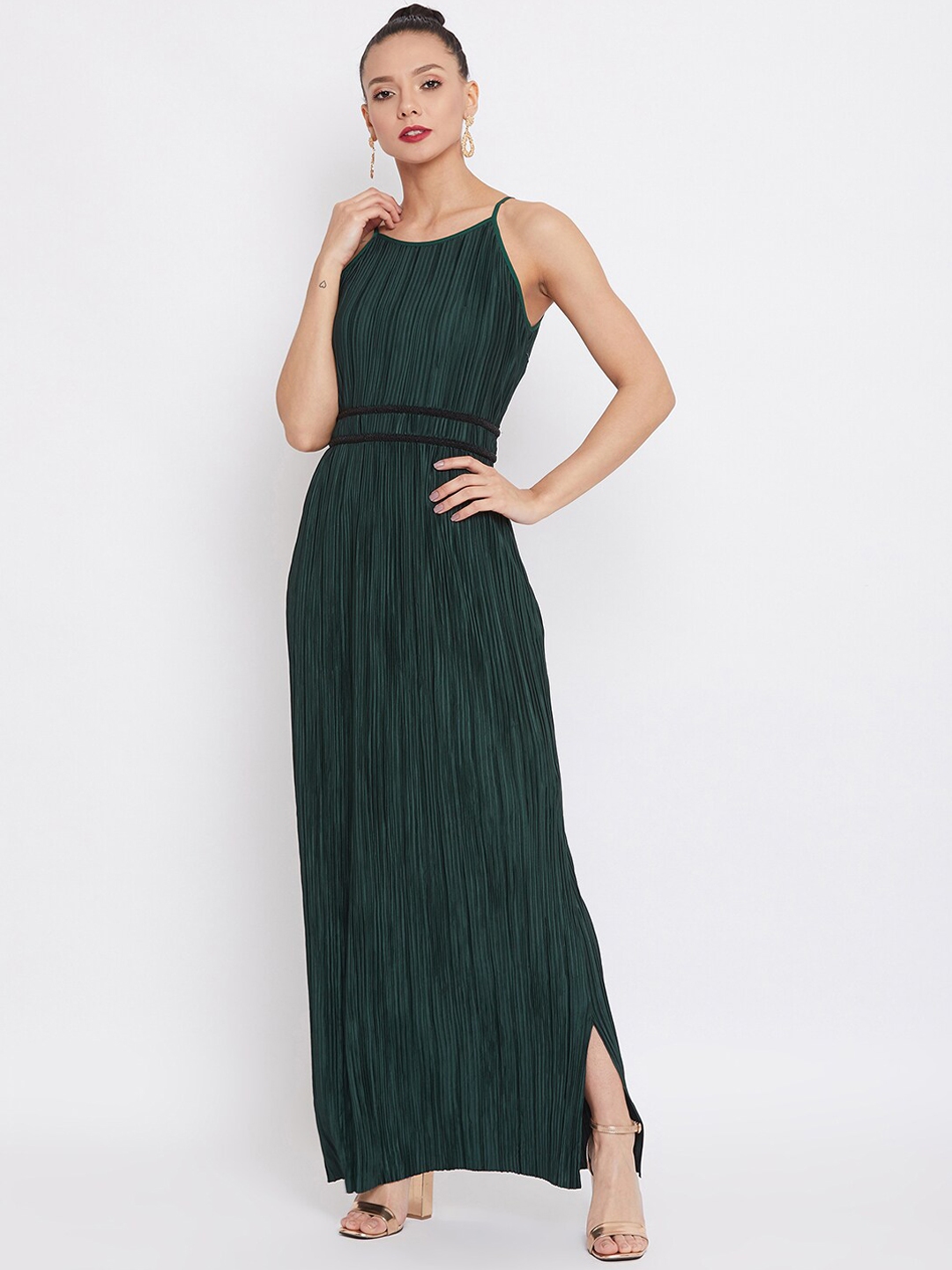 Buy CAMLA Green Maxi Dress - Dresses for Women 15724214 | Myntra