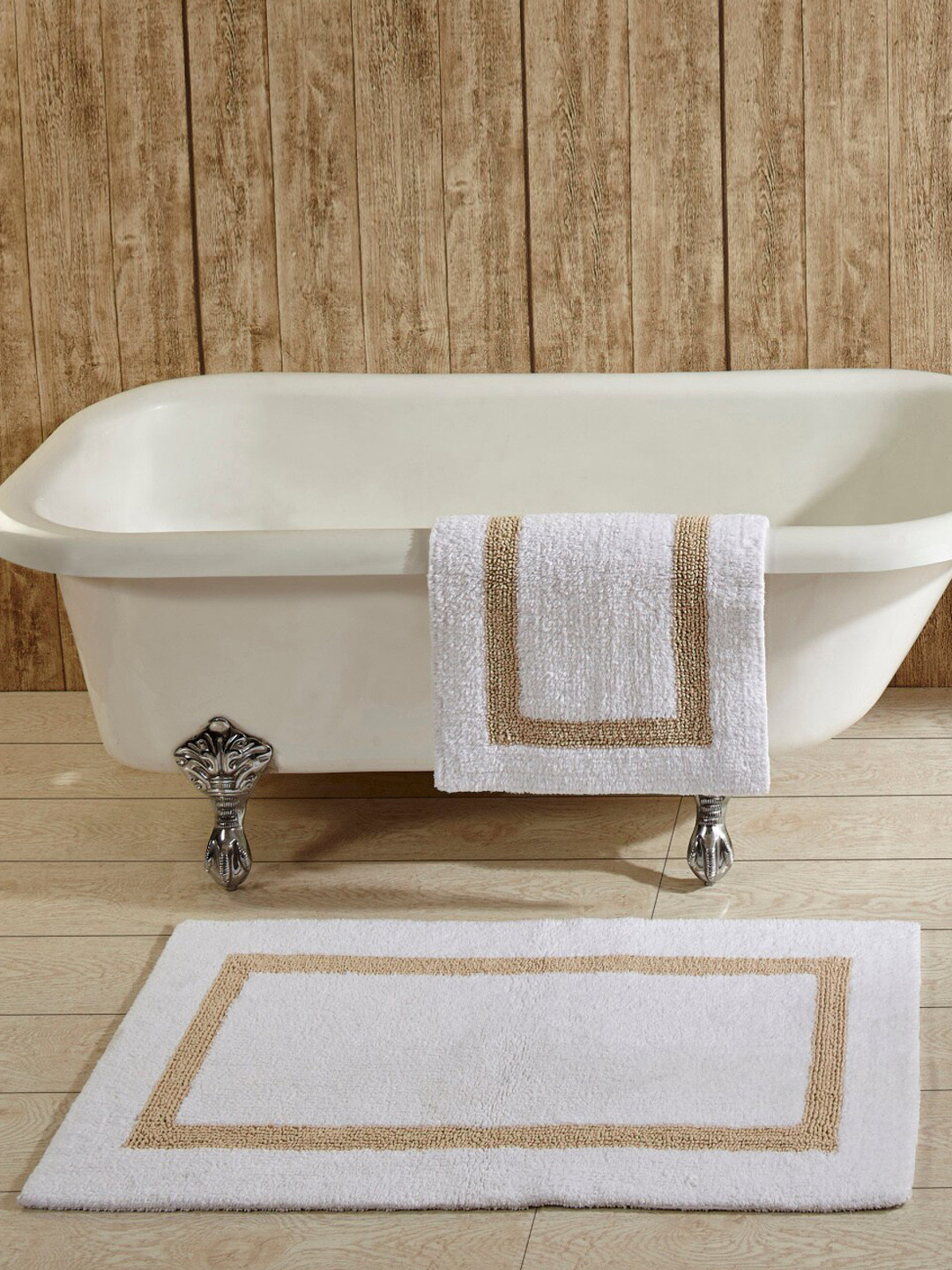 Buy Home Centre White Solid Cotton Floor Mat Floor Mats & Dhurries