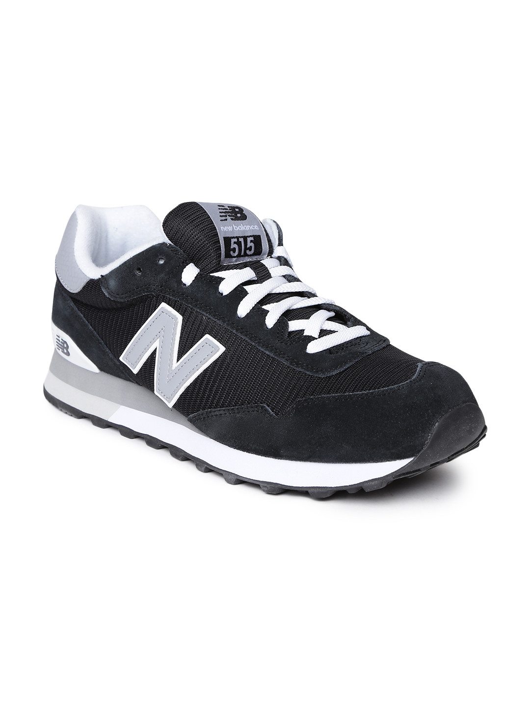 mens black leather new balance shoes