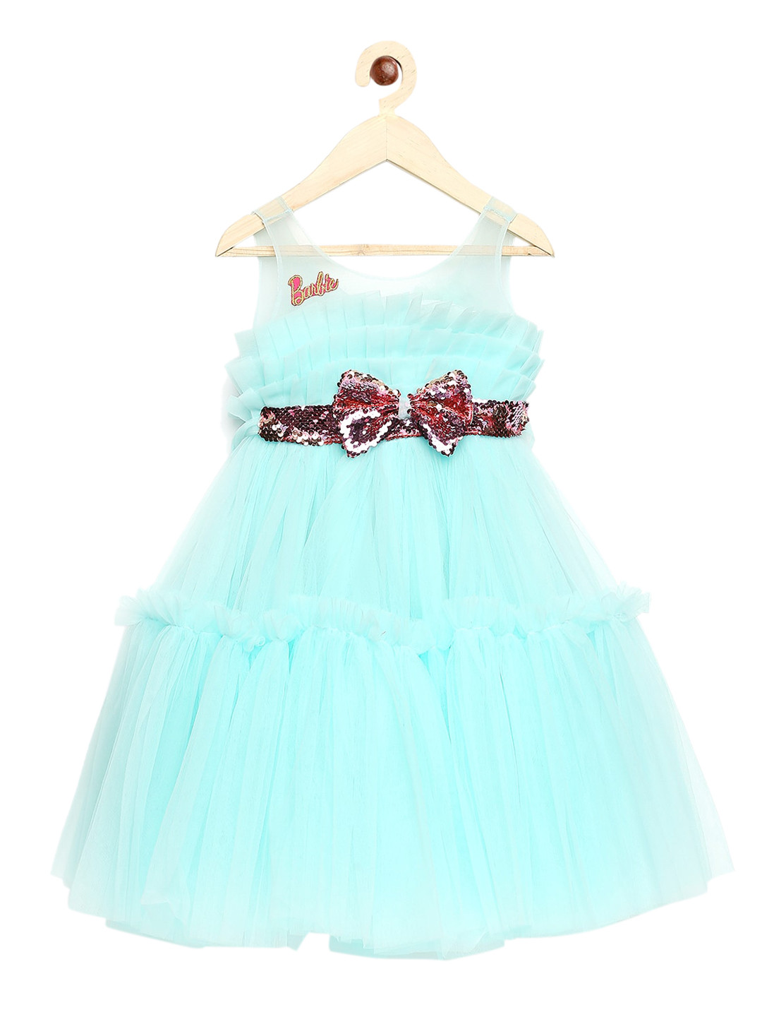 Barbie net frock clearance