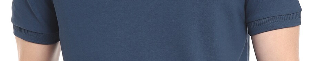 Buy HUGO Men Blue Polo Collar Applique T Shirt - Tshirts for Men ...
