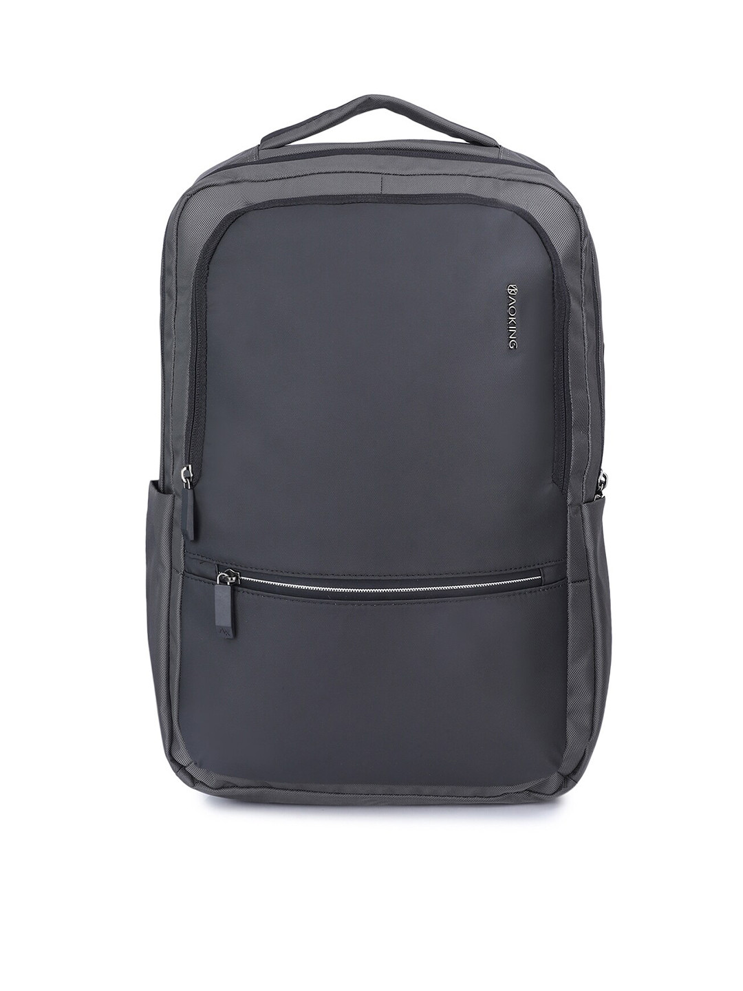 Buy Aoking Unisex Grey & Black Anti Theft Laptop Bag Laptop Bag for