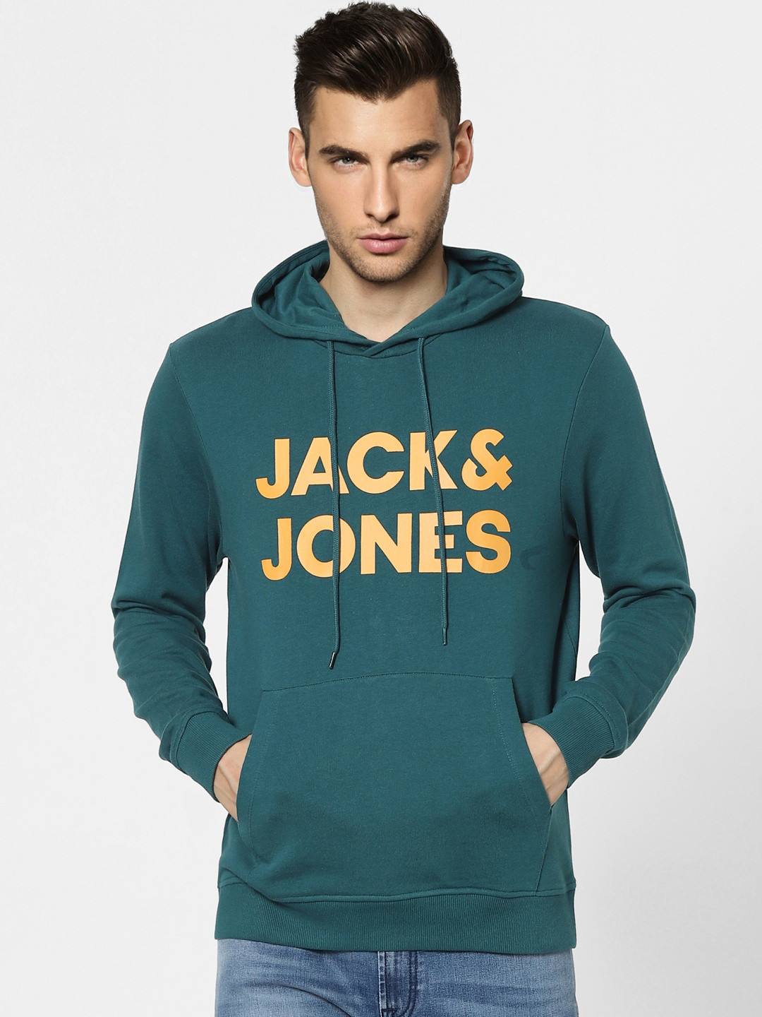 Jack and jones green sweatshirt clearance