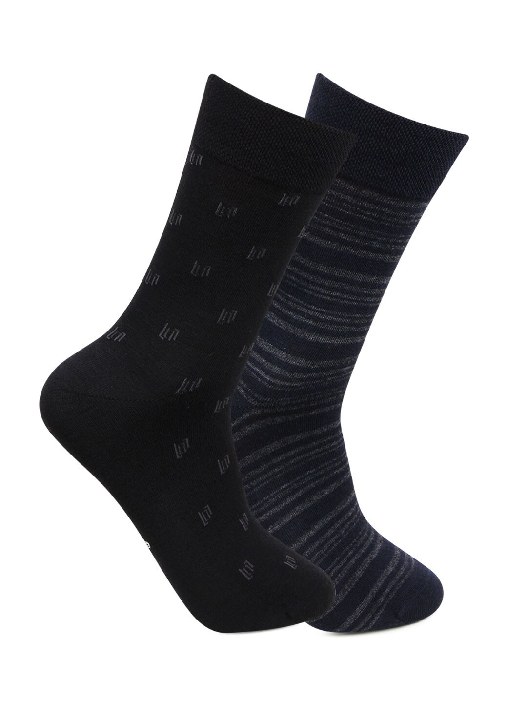 Buy Bonjour Men Pack Of 2 Assorted Calf Length Socks Socks for Men 15747052 Myntra