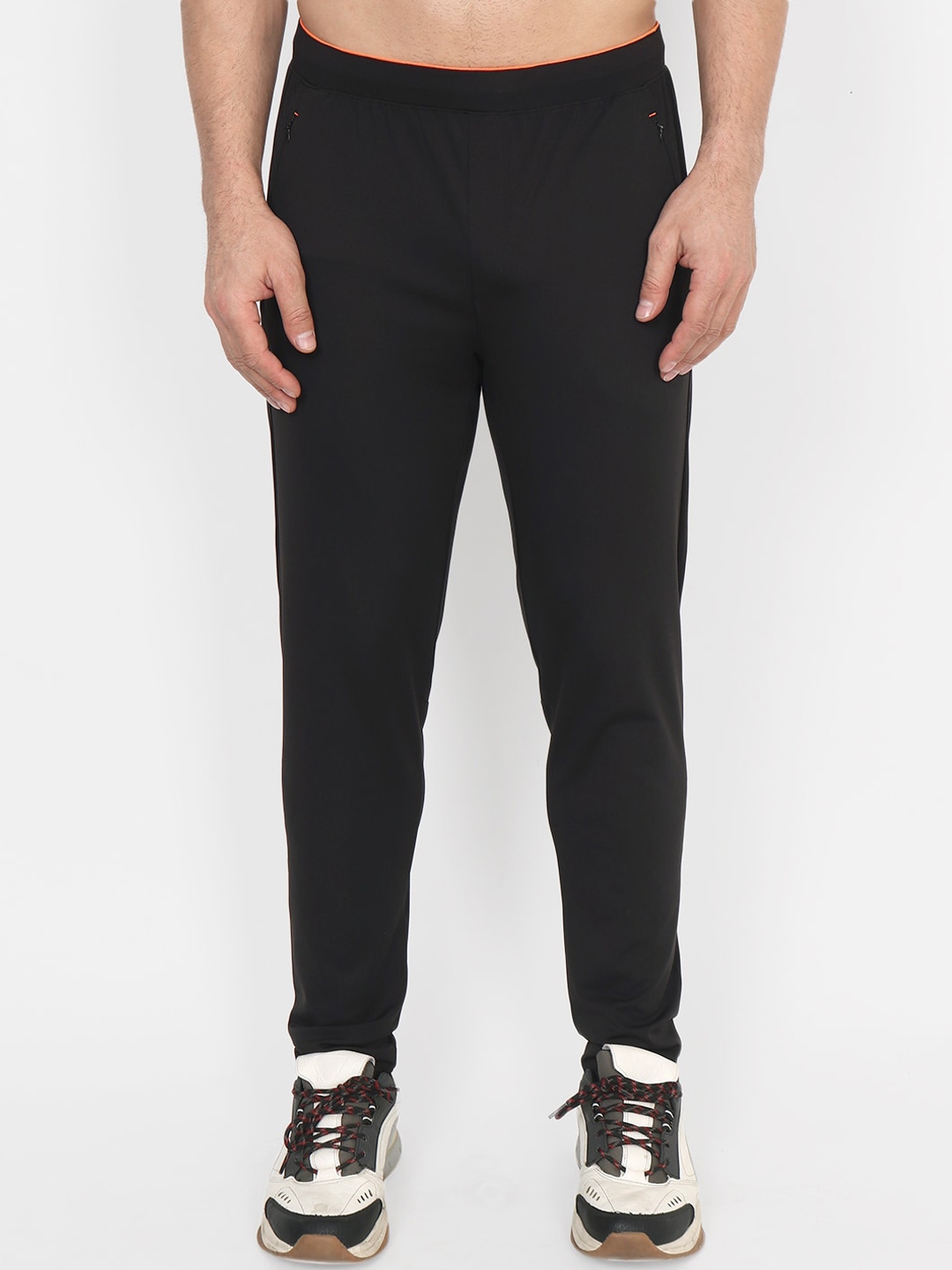 Buy VEGA Men Black Solid Dry Fit Slim Fit Track Pants - Track Pants for ...