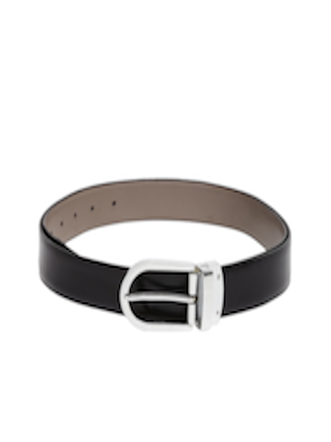 Buy Louis Philippe Men Black & Taupe Reversible Leather Belt - Belts for Men 1574979 | Myntra