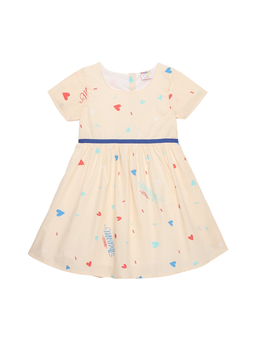 Buy ZION Off White Dress - Dresses for Girls 15752704 | Myntra