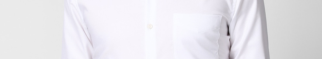 Buy Peter England Elite Men White Slim Fit Opaque Formal Shirt - Shirts ...